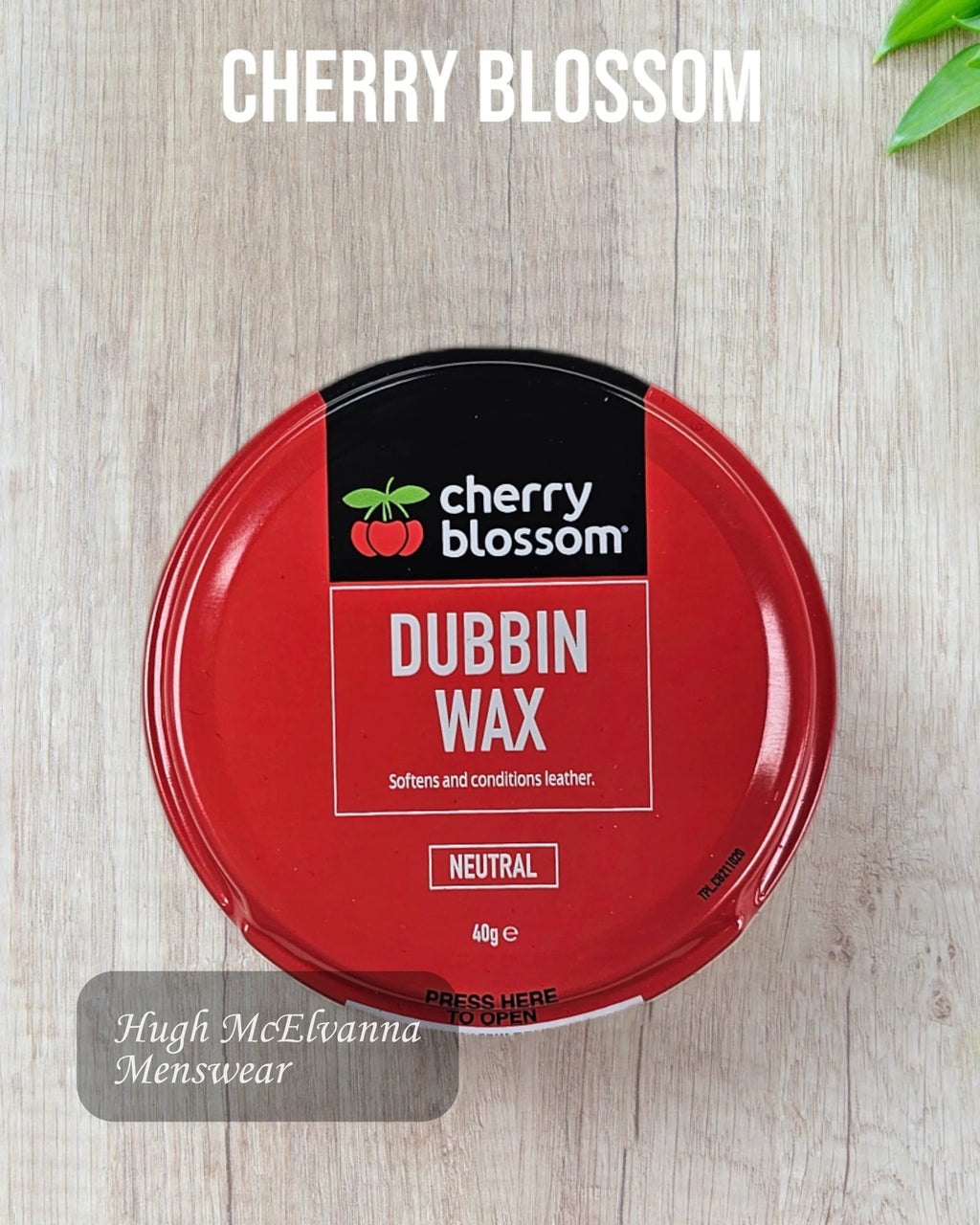 Cherry Blossom Dubbin Wax - Hugh McElvanna Menswear