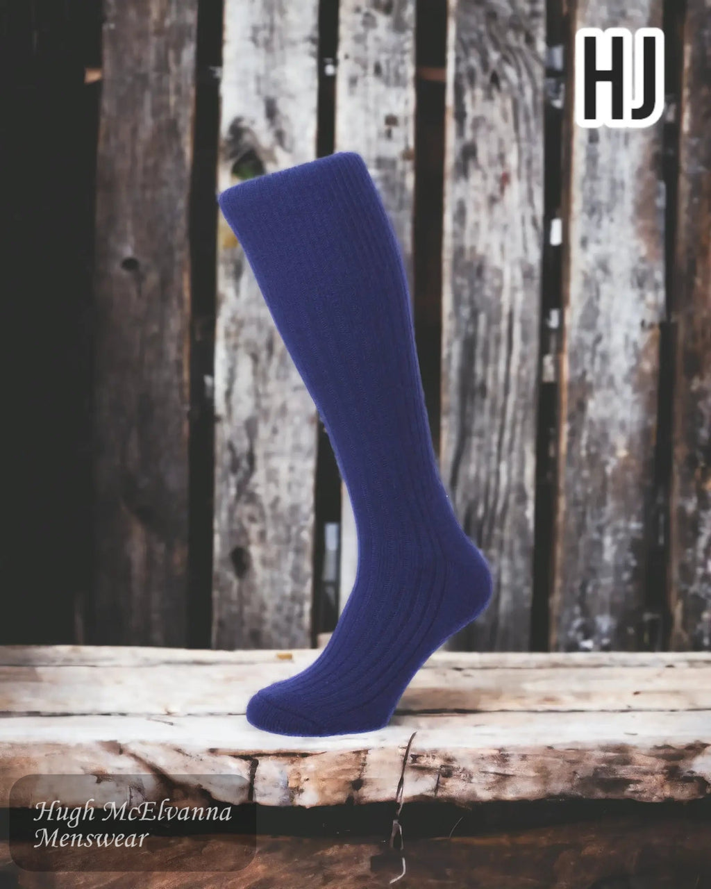 Commando NAVY long Socks - HJ3000 - Hugh McElvanna Menswear