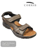 Corrib FRED Men’s Open Toe Leather Sandal – Brown | Fully Adjustable Walking Sandal - Hugh McElvanna Menswear