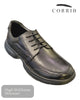 Corrib LOGAN Black Leather Casual Walking Shoe - Hugh McElvanna Menswear