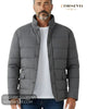 Corsivo Charcoal Grey Quilted Jacket D469429 - Hugh McElvanna Menswear - Coats