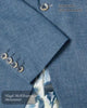 Daniel Grahame Blue Houndstooth Linen Blazer - Hugh McElvanna Menswear