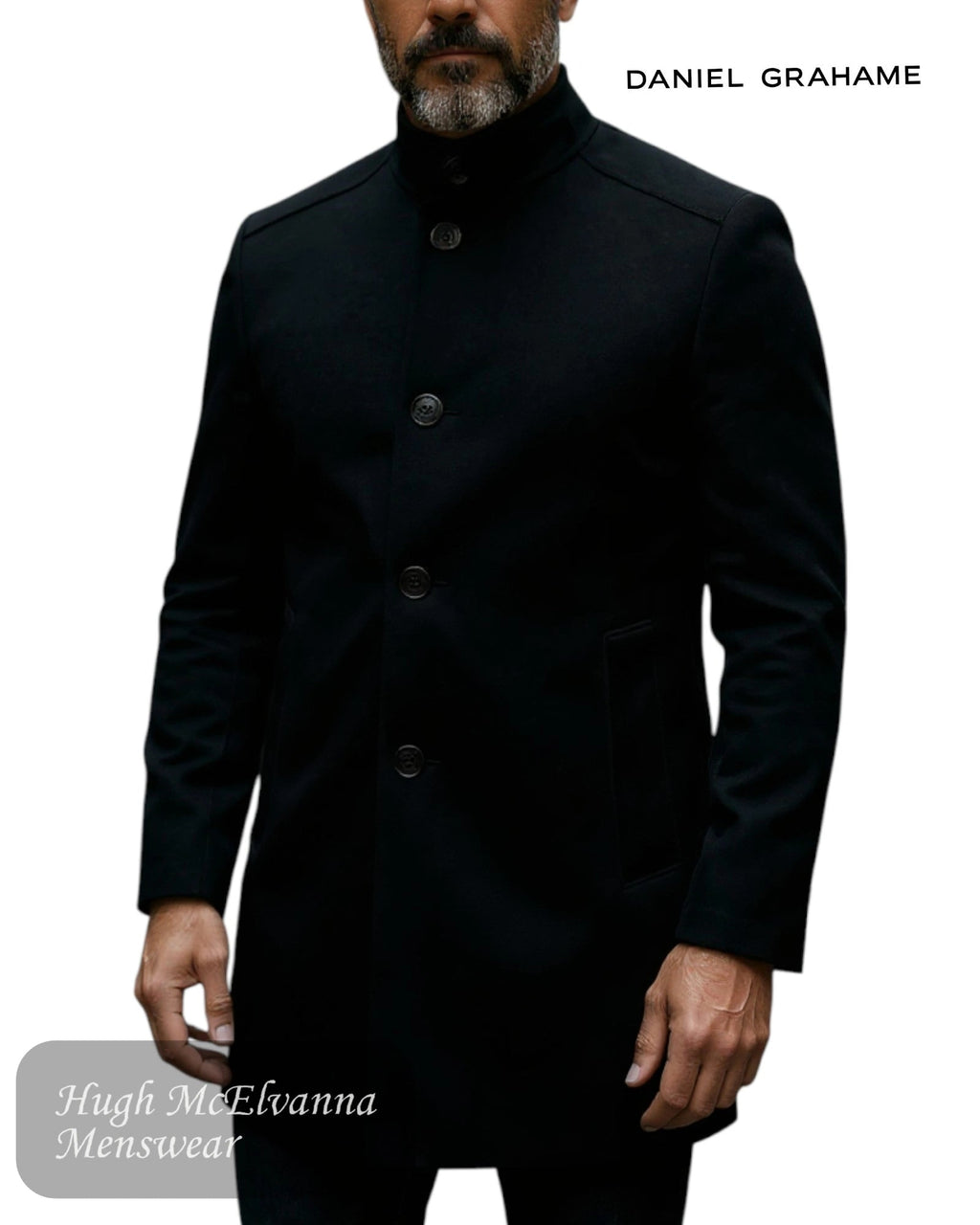 Daniel Grahame Watson Fashion Overcoat - 90206/00 - Hugh McElvanna Menswear