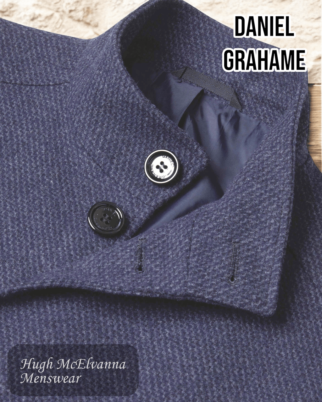 Daniel Grahame Watson Fashion Overcoat - 90606/28 - Hugh McElvanna Menswear