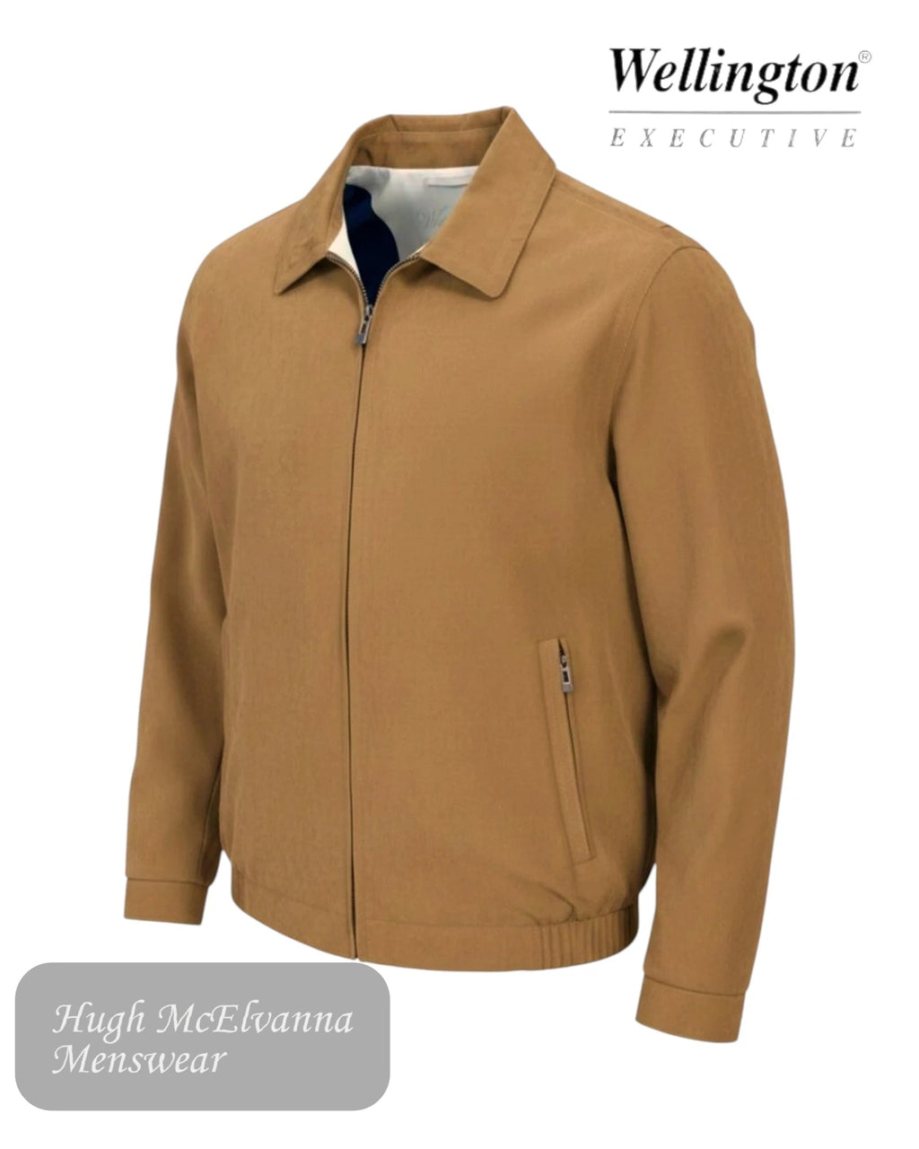 Dark Taupe Wellington Casual Jacket | 80203 - 58 - Hugh McElvanna Menswear