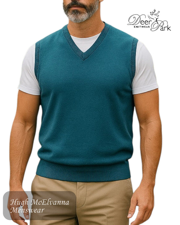 Deer Park Men’s Sleeveless Wool - Rich Tank Top – Style D2943 - Hugh McElvanna Menswear