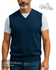 Deer Park Men’s Sleeveless Wool - Rich Tank Top – Style D2943 - Hugh McElvanna Menswear