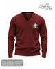 Deer Park St. Patrick’s Keady Acrylic V-Neck School Sweater - A1158 - Hugh McElvanna Menswear
