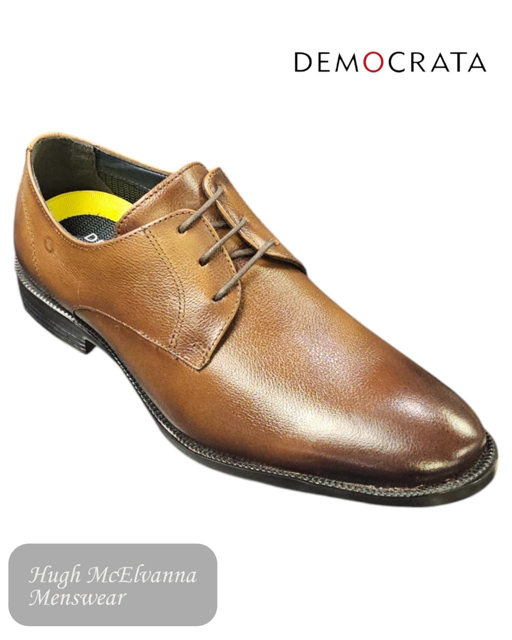 Democrata Tan Ultra Light Shoes – 282204 - 003 - Hugh McElvanna Menswear