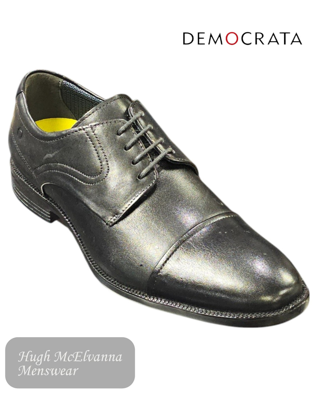Democrata Ultra Light Black Shoes – 282205 - 001 - Hugh McElvanna Menswear
