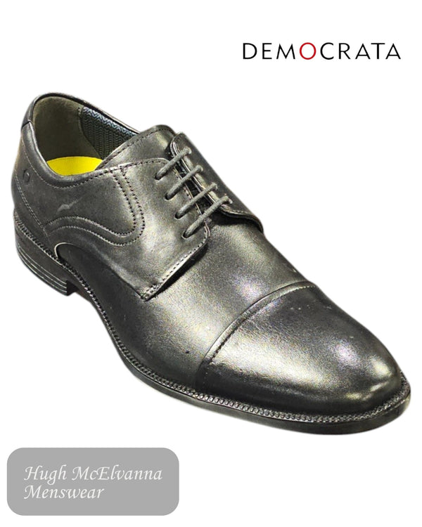 Democrata Ultra Light Black Shoes – 282205 - 001 - Hugh McElvanna Menswear