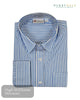 Denbydale Blue Stripe Shirt | M1KQ - Hugh McElvanna Menswear
