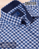 DG's Drifter Blue Check Shirt - 14656/22 - Hugh McElvanna Menswear