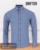 DG's Drifter Blue Check Shirt - 14656/22 - Hugh McElvanna Menswear