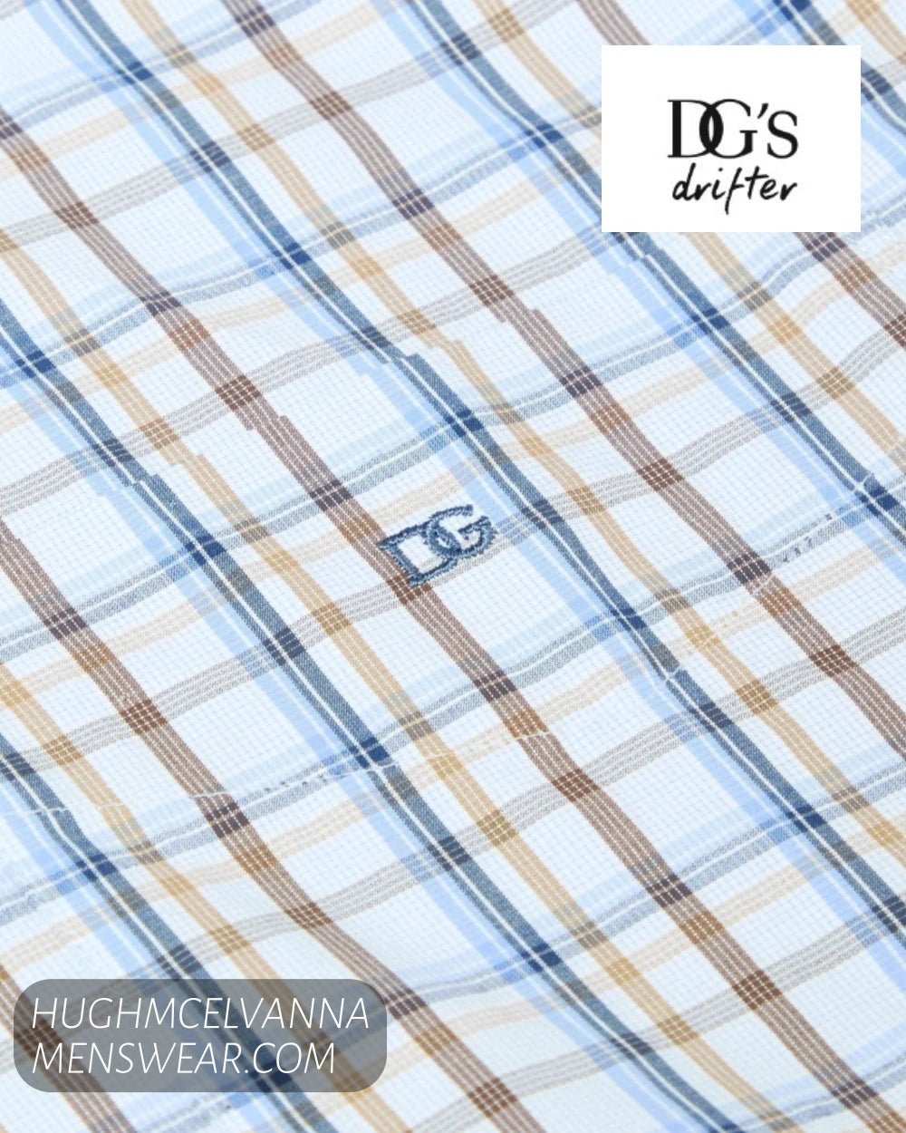 DG's Drifter Long Sleeve Check Shirt 14047/48 - Hugh McElvanna Menswear - Shirt