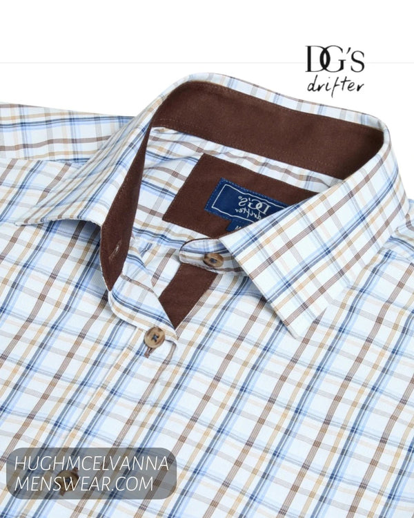 DG's Drifter Long Sleeve Check Shirt 14047/48 - Hugh McElvanna Menswear - Shirt