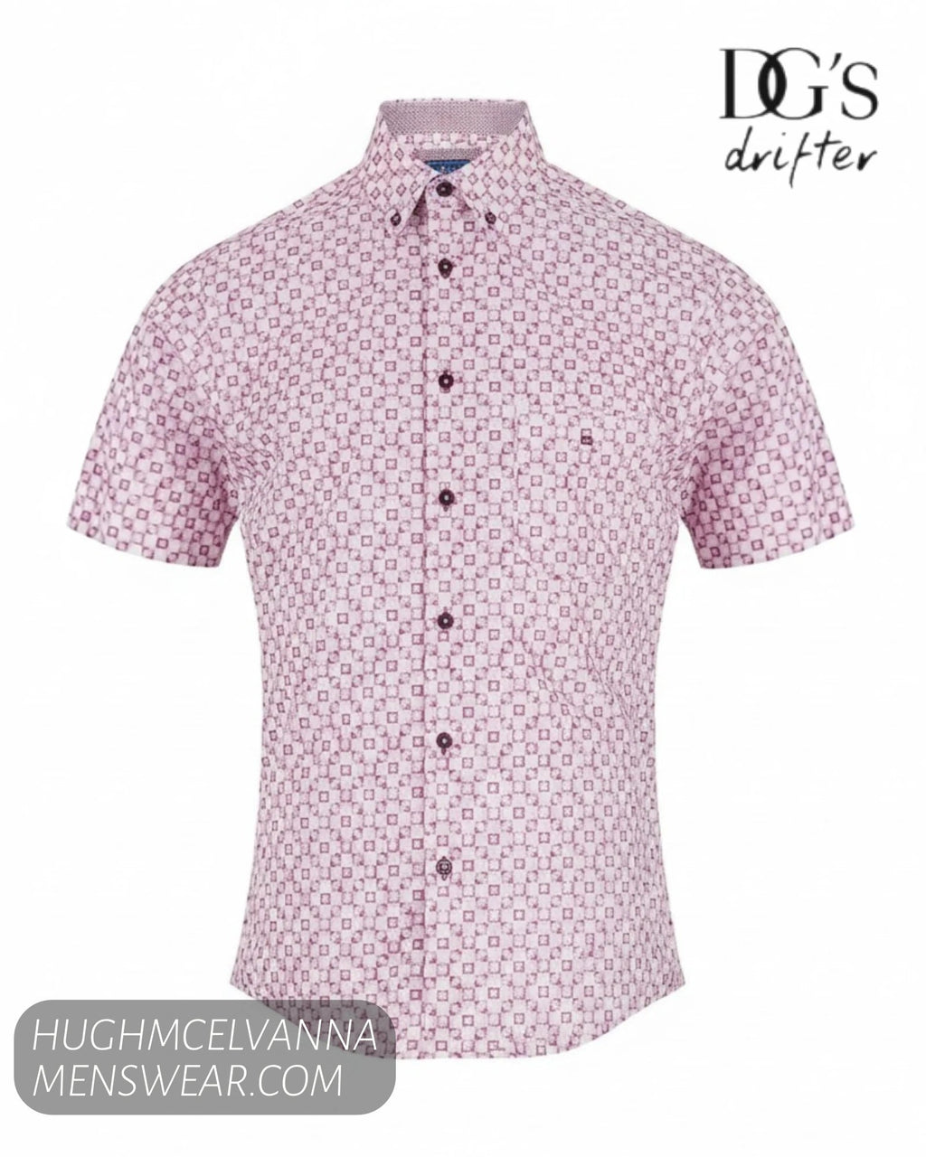 DGs Drifter Men’s Short Sleeve Summer Shirt – 14565/16 - Hugh McElvanna Menswear