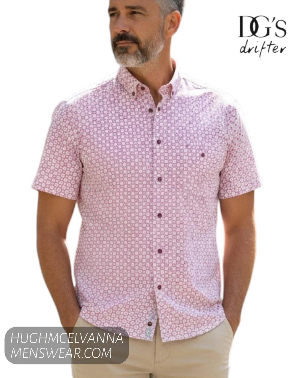 DGs Drifter Men’s Short Sleeve Summer Shirt – 14565/16 - Hugh McElvanna Menswear