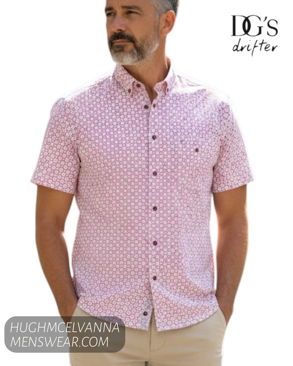 DGs Drifter Men’s Short Sleeve Summer Shirt – 14565/16 - Hugh McElvanna Menswear
