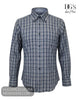 DG's Drifter Navy Check Shirt with Button Down Collar 14043/78 - Hugh McElvanna Menswear - Shirt