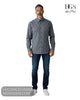 DG's Drifter Navy Check Shirt with Button Down Collar 14043/78 - Hugh McElvanna Menswear - Shirt