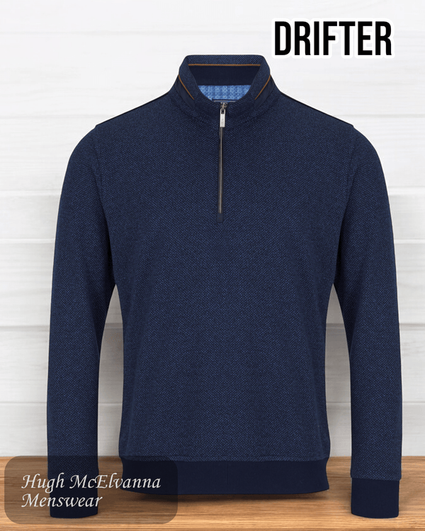 DGs DRIFTER Quarter Zip Pullover (55186 - 28) - Hugh McElvanna Menswear