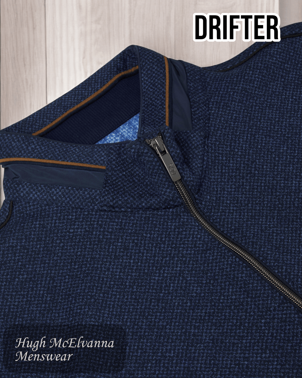 DGs DRIFTER Quarter Zip Pullover (55186 - 28) - Hugh McElvanna Menswear