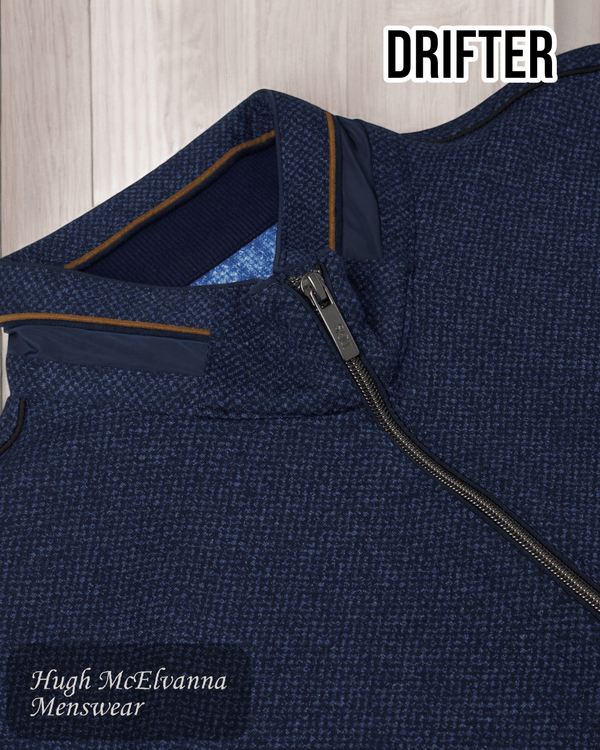 DGs DRIFTER Quarter Zip Pullover (55186 - 28) - Hugh McElvanna Menswear