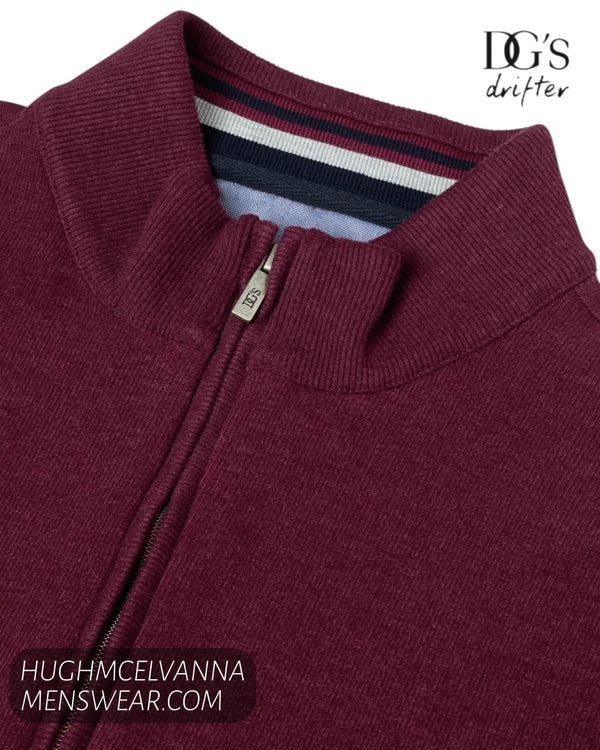 DG's Drifter Quarter Zip Sweatshirt 55120/67 - Hugh McElvanna Menswear - Pullover