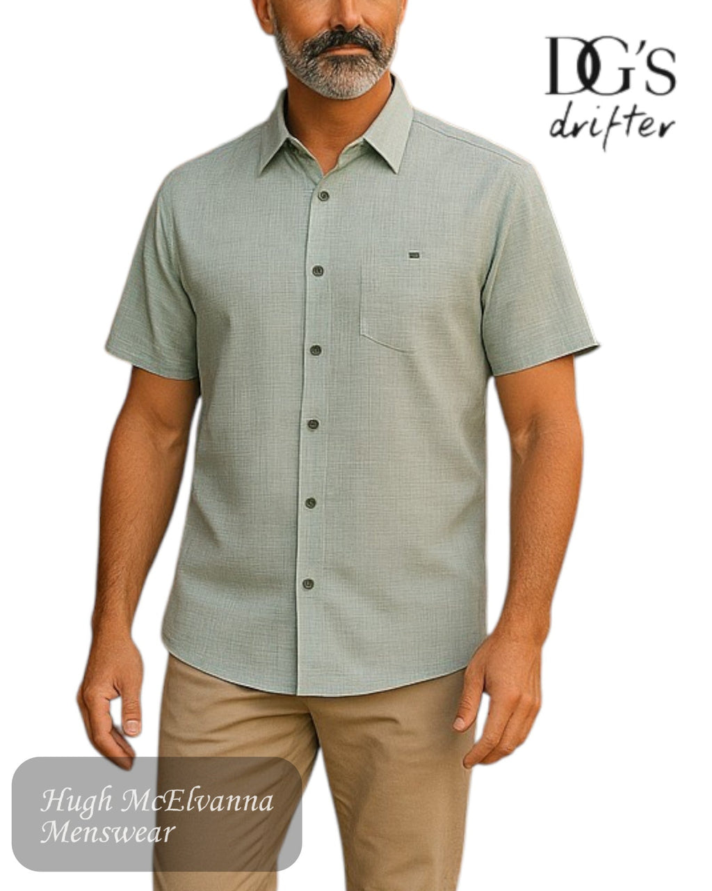 DG's Drifter Short Sleeve Shirt - 14501SS - Hugh McElvanna Menswear