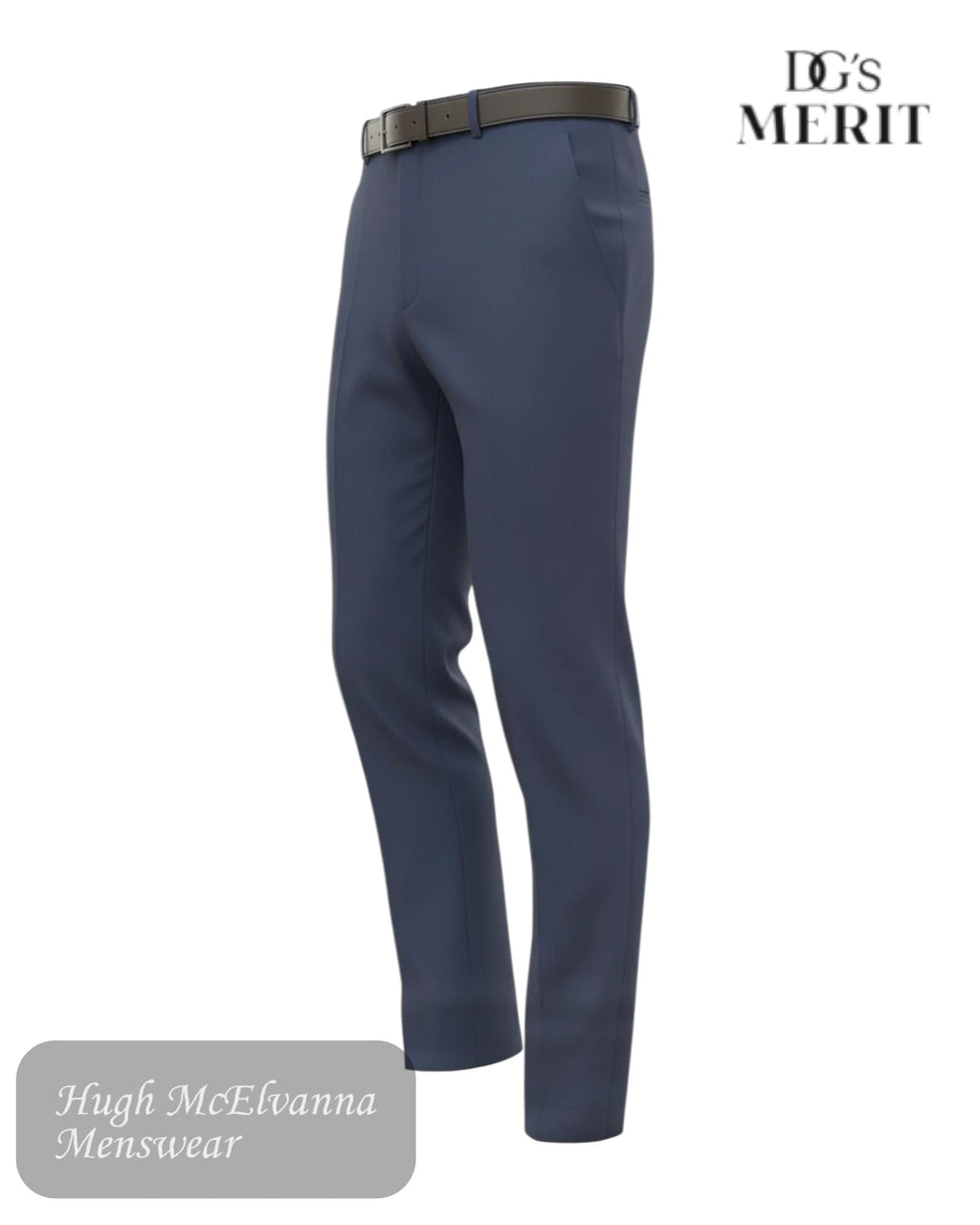 DG's Merit NAVY Regular Fit Trouser Style: 72268/78 - Hugh McElvanna Menswear