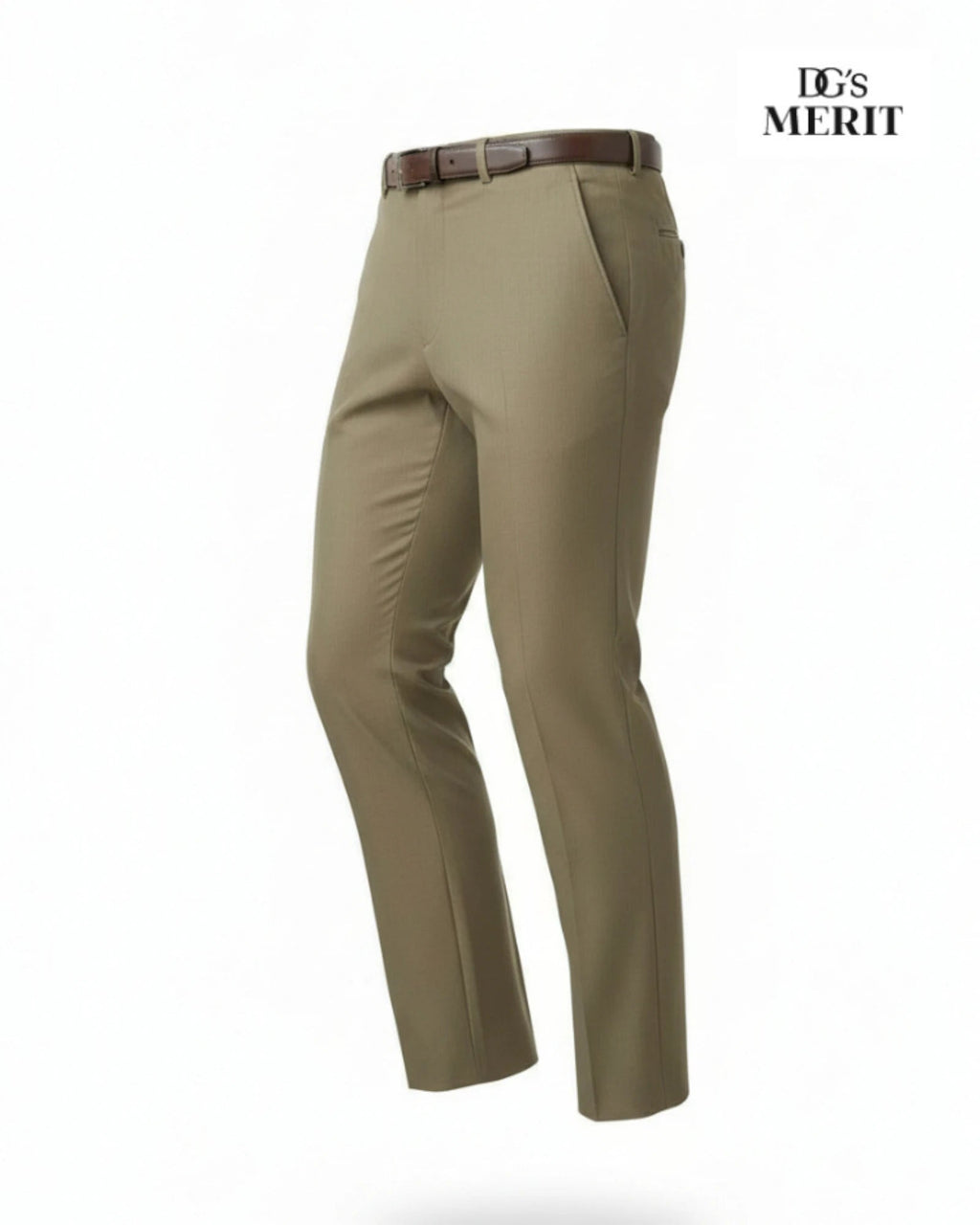 DGs Merit TAUPE Stretch Waist Trouser 71686/43 - Hugh McElvanna Menswear
