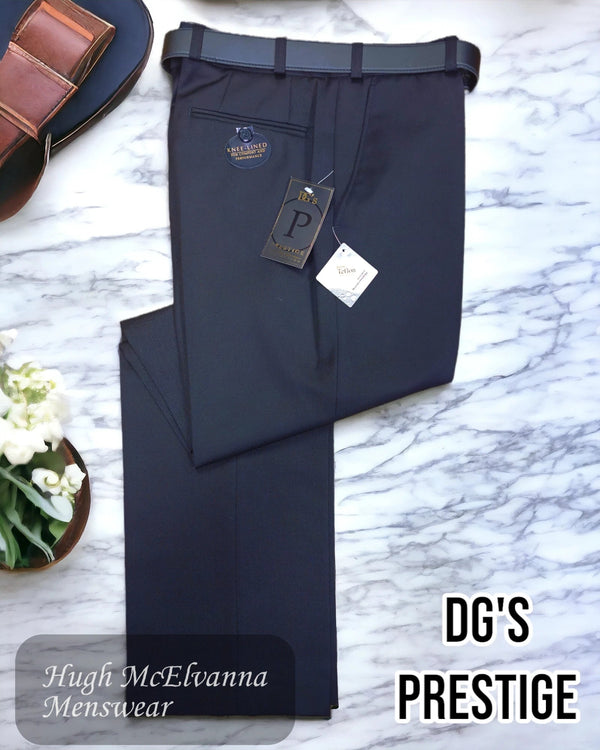 DG's Prestige Black Trouser 71301/00 - Hugh McElvanna Menswear