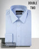 Double TWO Classic Glacier Blue Shirt - Hugh McElvanna Menswear - Shirts & Tops