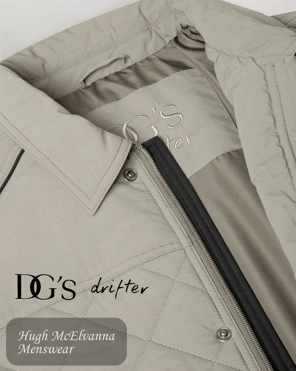 Drifter BIRCH Taupe Jacket - 80430/96 - Hugh McElvanna Menswear