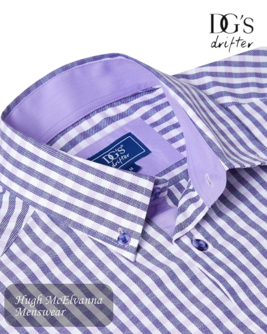 Drifter Check Short Sleeve Shirt - 14438SS - Hugh McElvanna Menswear