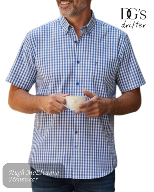 Drifter Check Short Sleeve Shirt - 14438SS - Hugh McElvanna Menswear