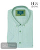 Drifter Green Stripe Short Sleeve Shirt - Hugh McElvanna Menswear