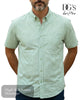 Drifter Green Stripe Short Sleeve Shirt - Hugh McElvanna Menswear