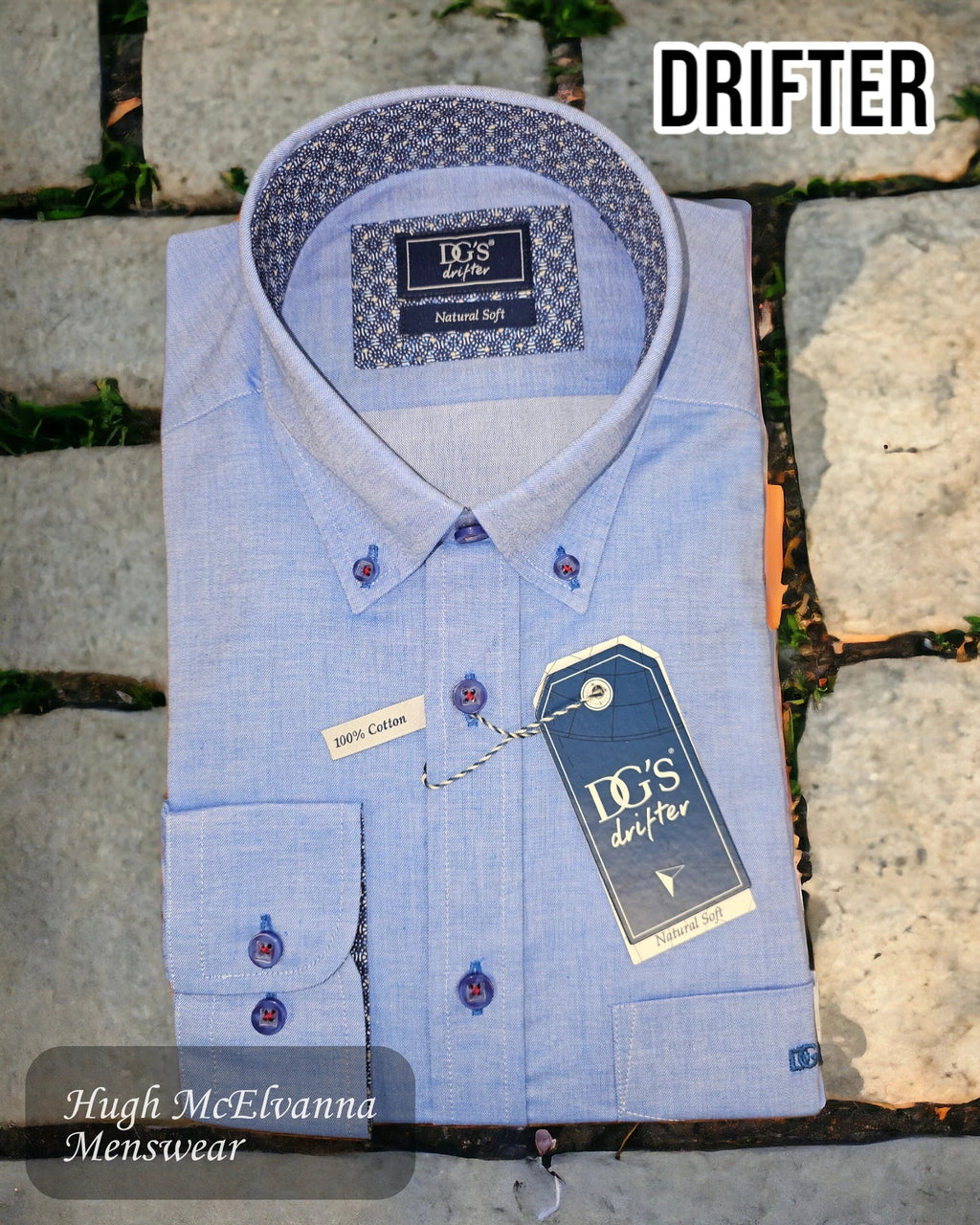 Drifter Long Sleeve Shirt - 14540/23 - Hugh McElvanna Menswear