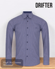 Drifter Navy Casual Shirt - 14747/78 - Hugh McElvanna Menswear