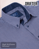 Drifter Navy Casual Shirt - 14747/78 - Hugh McElvanna Menswear