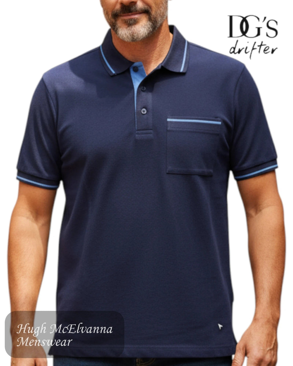 Drifter Polo Shirt 55356 - 99 – Classic Polo - Hugh McElvanna Menswear