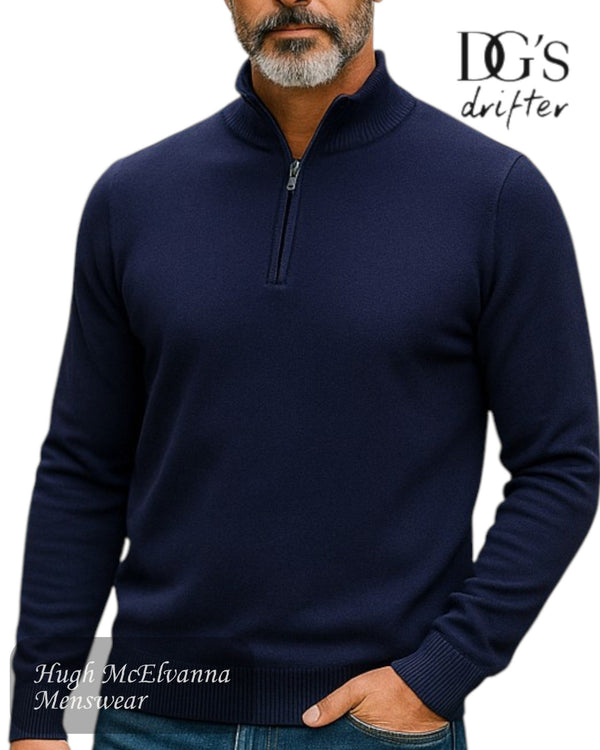 Drifter Quarter Zip Pullover – 55601 - Hugh McElvanna Menswear