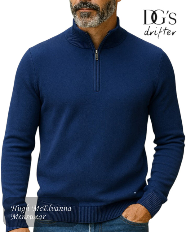 Drifter Quarter Zip Pullover – 55601 - Hugh McElvanna Menswear