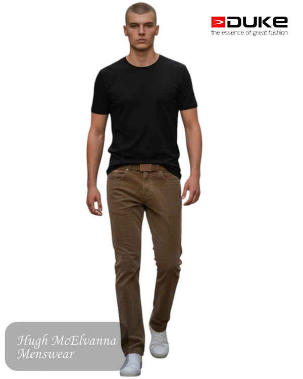 Duke BRIAN Bedford Cord King Size Jean - Hugh McElvanna Menswear