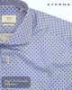 Eterna 1863 Blue Patterned Modern Fit Shirt - 2369 - 12_X682 - Hugh McElvanna Menswear