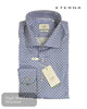 Eterna 1863 Blue Patterned Modern Fit Shirt | 2369 - 12_X682 - Hugh McElvanna Menswear