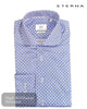 Eterna 1863 Blue Patterned Modern Fit Shirt - 2369 - 12_X682 - Hugh McElvanna Menswear