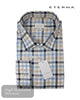 Eterna Comfort Fit Fawn Check Shirt | 1384 14 E19K - Hugh McElvanna Menswear
